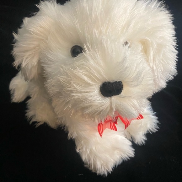 Vintage Maltese Puppy dog stuffed animal plush - Picture 2 of 8